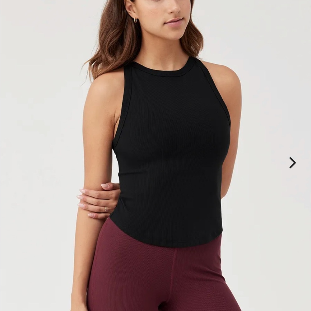 Outdoor Voices SuperForm™ Rib High Neck Tank